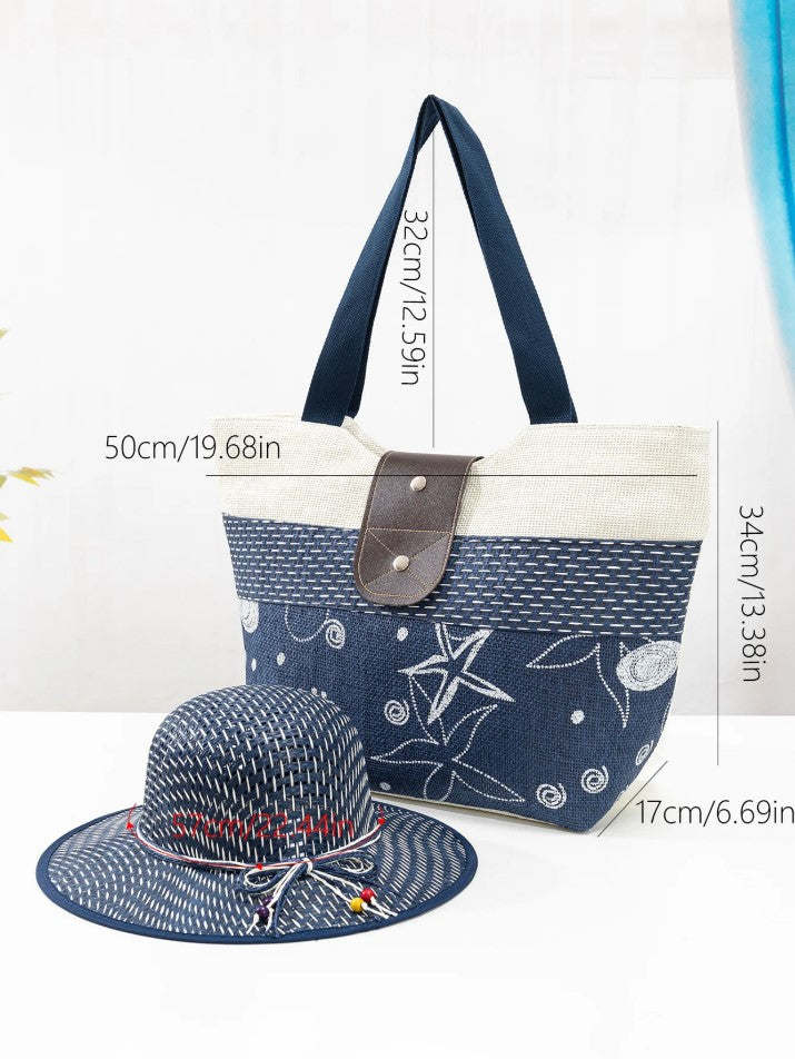 Bango Navy Bag - Hat Set