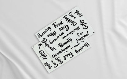 Customized Sticker sheets