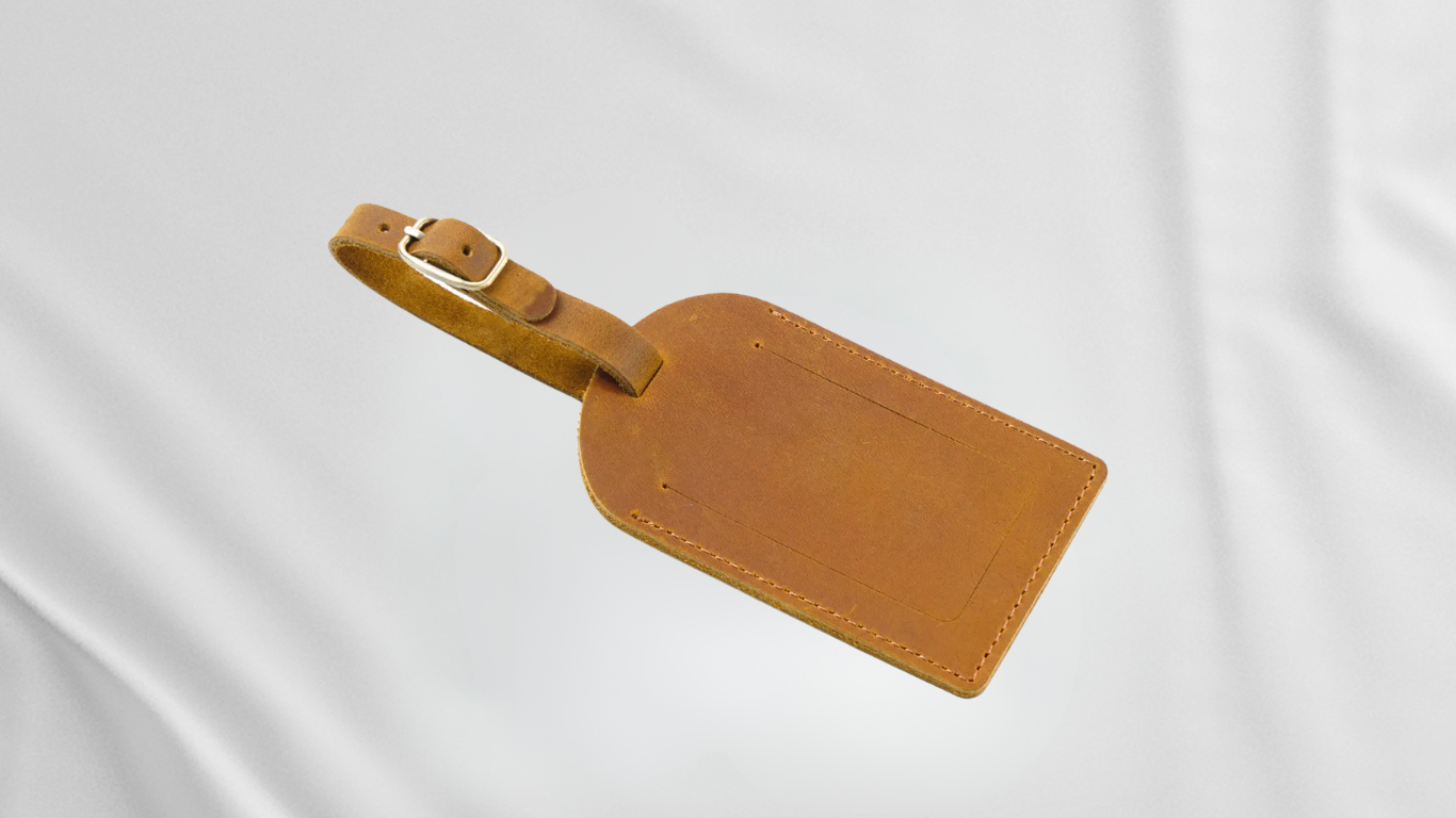 Genuine Leather Luggage Tag