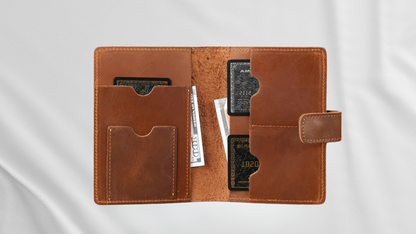 Genuine Leather Passport Holder